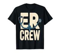 Stéthoscope de l'équipe d'urgence pour infirmière et médecin T-Shirt