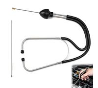 Stéthoscope de Mécanicien pour Diagnostic Automobile - Stéthoscope Moteur Sensible pour Détection des Problèmes Mécaniques - Acier Inoxydable Robuste, Résistant à la Corrosion stethoscope mecanique