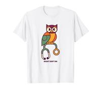 Stéthoscope d'infirmière Chouette Cadeau drôle RN T-Shirt