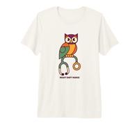 Stéthoscope d'infirmière Chouette Cadeau drôle RN T-Shirt Haut de Gamme