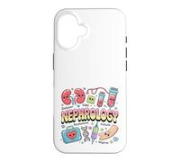 Stéthoscope d'infirmière dialyse rénale néphrologie Coque pour iPhone 16