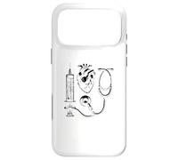 Stéthoscope d'infirmière en Forme de cœur Coque pour iPhone 17 Pro Max