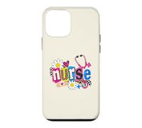 Stéthoscope d'infirmière Mignon Motif léopard Marguerite coloré Coque pour iPhone 12 Mini