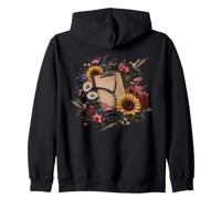 Stéthoscope d'infirmière Motif Colibri Floral Tournesol Marguerite Sweat à Capuche