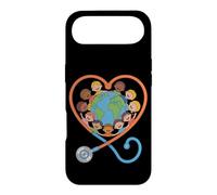 Stéthoscope en Forme de cœur multiculturel pour Enfants Coque pour iPhone Air