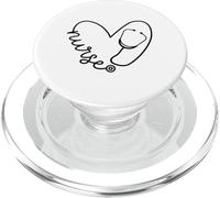 Stéthoscope en Forme de cœur PopSockets PopGrip pour MagSafe