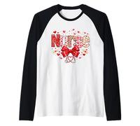 Stéthoscope ER ICU NICU RN pour infirmière de la Saint-Valentin Manche Raglan