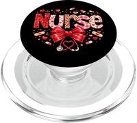Stéthoscope ER ICU NICU RN pour infirmière de la Saint-Valentin PopSockets PopGrip pour MagSafe