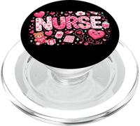 Stéthoscope ER ICU NICU RN pour infirmière de la Saint-Valentin PopSockets PopGrip pour MagSafe