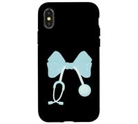 Stéthoscope médical esthétique avec nœud Croquette pour infirmière Coque pour iPhone X/XS