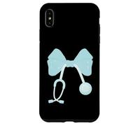 Stéthoscope médical esthétique avec nœud Croquette pour infirmière Coque pour iPhone XS Max