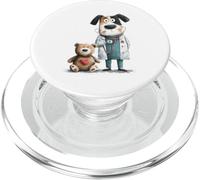 Stéthoscope Mignon avec Ours en Peluche PopSockets PopGrip pour MagSafe
