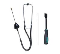 Stéthoscope Moteur, Outil de Diagnostic Moteur Automobile, Aide Auditive pour la Détection des Bruits Moteur, Outils Automobiles pour Voitures, Motos et Camions, Comprend un Grattoir pour Cylindres