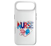 Stéthoscope pour infirmière Motif Rayures et étoiles patriotiques Coque pour iPhone Air