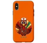 Stéthoscope pour Thanksgiving, infirmière, Dinde, stéthoscope Coque pour iPhone X/XS