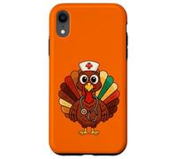 Stéthoscope pour Thanksgiving, infirmière, Dinde, stéthoscope Coque pour iPhone XR