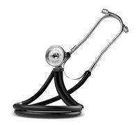 Stéthoscope Rappaport Pulox - Stéthoscope professionnel à double tube 5 en 1 avec double pavillon convertible et accessoires