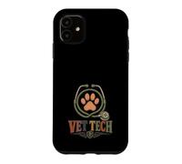 Stéthoscope rétro vétérinaire Patte Amoureux des Animaux Coque pour iPhone 11