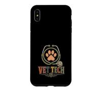 Stéthoscope rétro vétérinaire Patte Amoureux des Animaux Coque pour iPhone XS Max