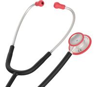 Stéthoscope Spengler Pulse II double pavillon - Rouge corail