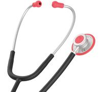 Stéthoscope Spengler Pulse II simple pavillon - Rouge corail