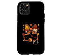 Stéthoscope Thanksgiving infirmière Turquie Automne Gommage Coque pour iPhone 11 Pro