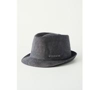 Stetson Geneva Trilby Chapeau Lin Made in Italy Unisexe Printemps Ete