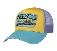 Stetson American Heritage 80s Trucker Casquette de baseball, Casquette de baseball, Casquette de camionneur en maille, pour homme/femme, avec visière, printemps-été, jaune, taille unique