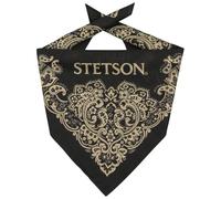 Stetson Bandana Paisley Femme/Homme - Foulard Bandeau Automne Printemps Hiver Été Printemps-été - Taille Unique Noir