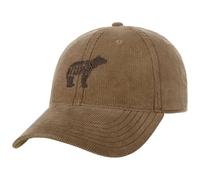 Casquette en Velours Côtelé Bear by Stetson marron One Size