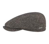 Stetson Belfast Casquette Plate Chevrons Multicolore Fabrique en UE Unisexe Automne Hiver