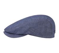 Stetson Casquette Plate d´Été Belfast Homme - Made in The EU en Lin Gavroche avec visière Été Printemps-été - 57 cm Bleu