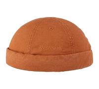 Stetson Bonnet Ocala Docker en Coton Homme - Couvre-Chef d'été Beanie pour Bonnets Docker, Fermeture Fermeture Scratch Printemps-été Été - M (56-57 cm) Olive