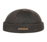 STETSON Bonnet Docker Old Cotton L (58-59 cm) - Marron