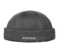 STETSON Bonnet Docker Quimper Noir Coton L - 58/59 cm