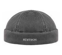 STETSON Bonnet Docker Quimper Noir Coton M - 56/57 cm