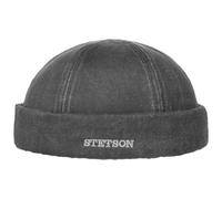 Stetson Bonnet Docker Quimper Noir Coton M 56/57 cm