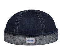 Stetson Bonnet Docker Sustainable Denim Homme - Made in The EU Casquette Style Bonnets Été Printemps-été - M (56-57 cm) Denim