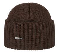 STETSON Bonnet Northport Laine Tricot (Taille Unique - Marron Fonce)
