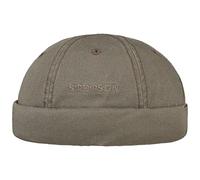 STETSON Bonnet Ocala Docker en Coton Homme - Couvre-Chef d'été Beanie pour Bonnets Docker, Fermeture Fermeture Scratch Printemps-été Été - M (56-57 cm) Olive