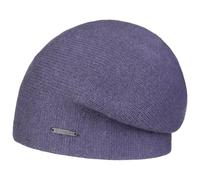 Stetson Bonnet Shirley en Cachemire Femme/Homme - Oversize pour Femme béret Hiver Automne-Hiver - Taille Unique Lilas