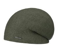 Stetson Bonnet Shirley en Cachemire Femme/Homme - Oversize pour Femme béret Hiver Automne-Hiver - Taille Unique Olive