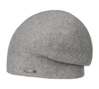 STETSON Bonnet Shirley en Cachemire Femme/Homme - Oversize pour Femme béret Hiver Automne-Hiver - Taille Unique Gris