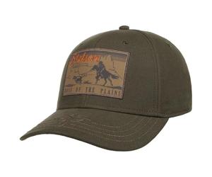 Stetson Boss of The Plains Casquette de baseball en coton pour homme - Avec visière - Printemps-été, automne, hiver, printemps, été, automne, hiver, Olive, taille unique