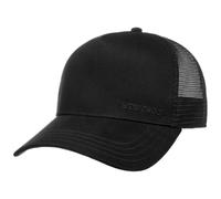 STETSON Casquette Trucker Classic Femme/Homme - de Baseball Mesh Snapback, avec visière Printemps-été - Taille Unique Noir
