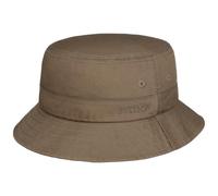 Stetson Bucket Hat en Coton Bio Protection UV Unisexe Printemps Ete