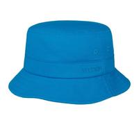 Stetson Chapeau anti-UV en twill de coton – Printemps-été L (58-59 cm) Bleu foncé Femme/Homme