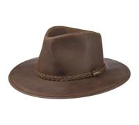 Chapeau Western Buffalo Leather by Stetson marron foncé XL (60-61 cm)