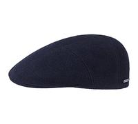 Stetson Casquette avec Cachemire Reid Wool Homme - Made in The EU Laine Gavroche visière, Doublure, Doublure Hiver Automne-Hiver - XL (60-61 cm) Bleu