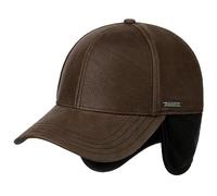 Stetson Casquette Baseball a Oreillettes Cuir Vachette Double Polaire Unisexe Automne Hiver